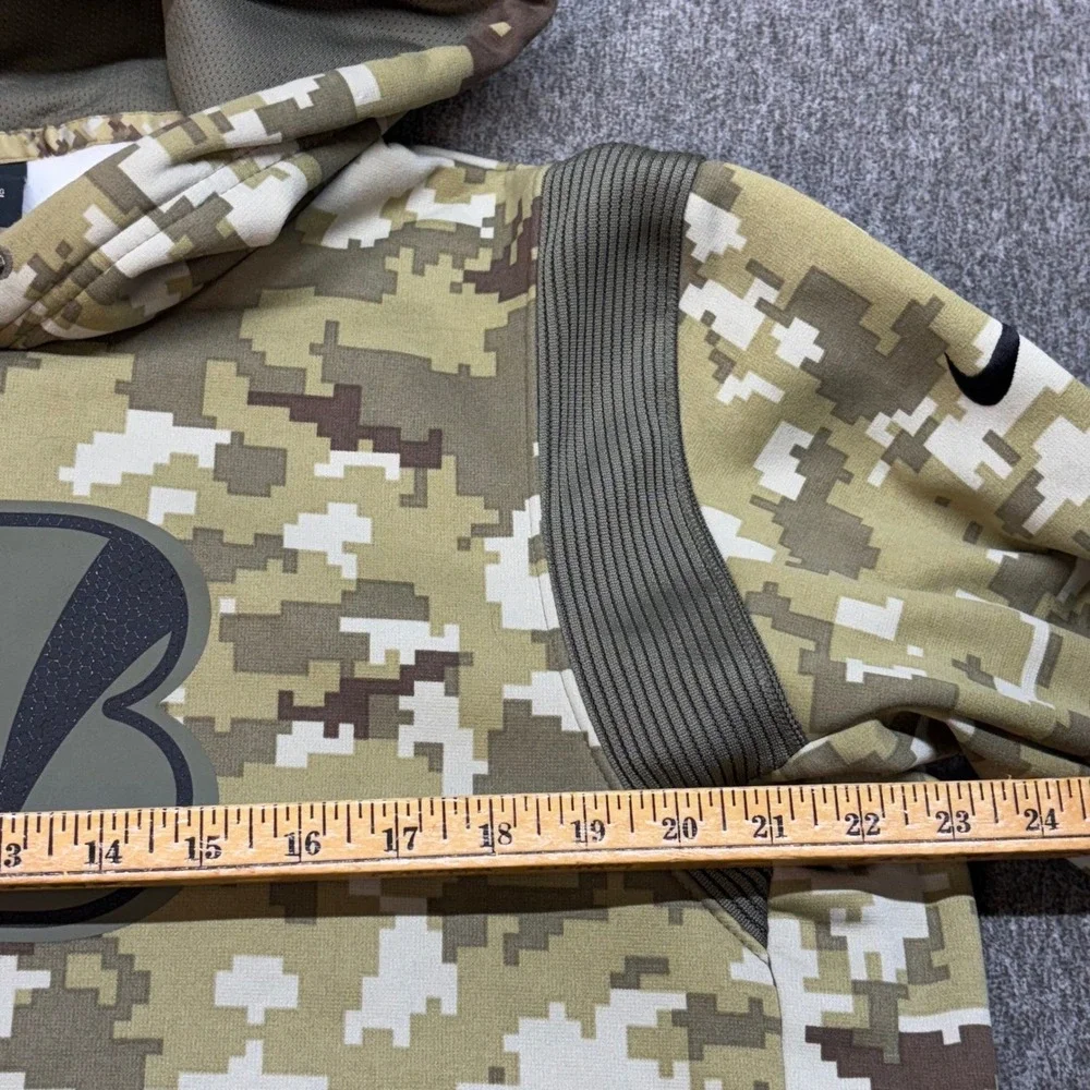 Nike NFL Cincinnati Bengals Salute to Service Camo Hoodie Men's L USA NKQ6-10P5